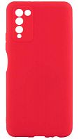 Силиконовый чехол для Huawei Honor 10X Lite матовый красный