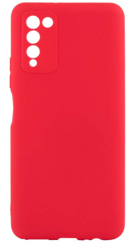 Силиконовый чехол для Huawei Honor 10X Lite матовый красный