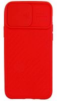 Силиконовый чехол для Apple iPhone 11 Pro Camera Protection красный