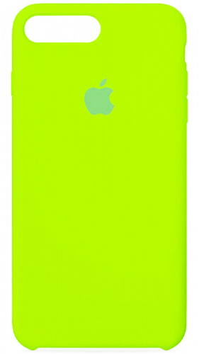 Задняя накладка Soft Touch для Apple iPhone 7 Plus/8 Plus неоновый салатовый
