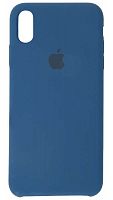 Задняя накладка Soft Touch для Apple iPhone XS Max морской синий