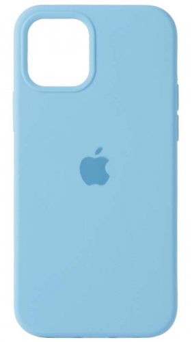 Задняя накладка Soft Touch для Apple Iphone 12/12 Pro небесно-голубой