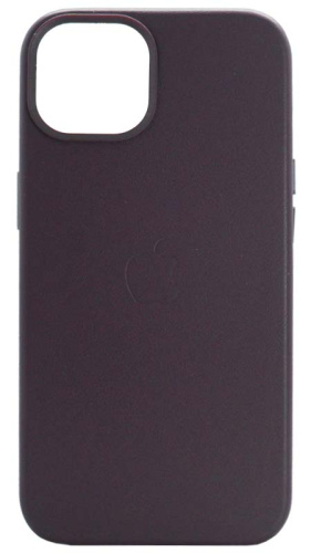Силиконовый чехол MagSafe для Apple iPhone 14 кожа фиолетовый