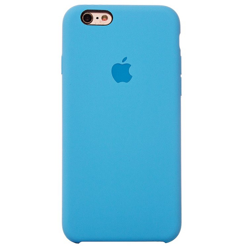 Задняя накладка Soft Touch для Apple iPhone 6/6S голубой