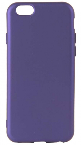 Силиконовый чехол Soft Touch для Apple iPhone 6/6S фиолетовый