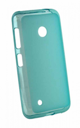 Силиконовый чехол для Nokia 530 Lumia матовый (голубой)
