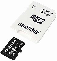 128GB карта памяти MicroSDXC class10 PRO U3 Smartbuy +SD адаптер