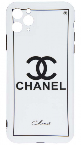 Силиконовый чехол для Apple iPhone 11 Pro Max Chanel White