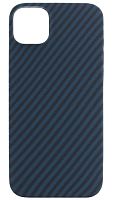 Задняя накладка поликарбонатная с Magsafe аналог Pitaka для Apple Iphone 14 Plus темно-синий