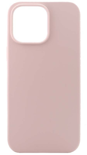 Силиконовый чехол Soft Touch для Apple iPhone 14 Pro Max без лого бледно-розовый