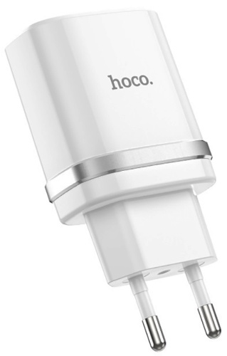 СЗУ 1 USB HOCO C12Q 18W C 3.0 белый
