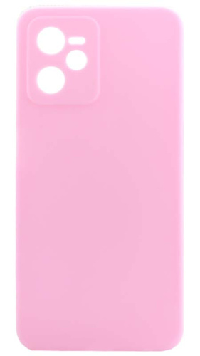 Силиконовый чехол для Realme C35 матовый розовый