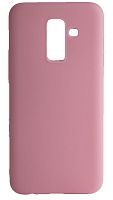 Силиконовый чехол для Samsung Galaxy A605/A6 Plus (2018) розовый
