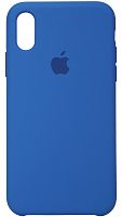 Задняя накладка Soft Touch для Apple iPhone X/XS светло-синий