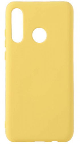 Силиконовый чехол Soft Touch для Huawei P30 Lite/Honor 20S желтый