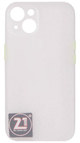 Задняя накладка для Apple Iphone 13 ультратонкая белый