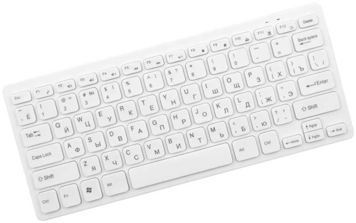 Клавиатура Olmio WK-05 беспроводная белый