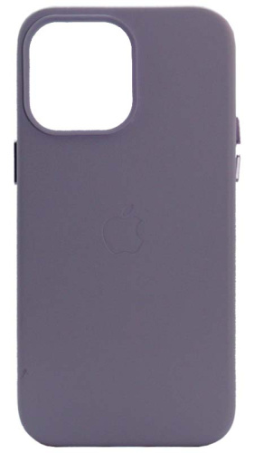 Силиконовый чехол MagSafe для Apple iPhone 14 Pro Max кожа сиреневый