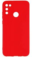 Силиконовый чехол для Huawei Honor 9A матовый красный