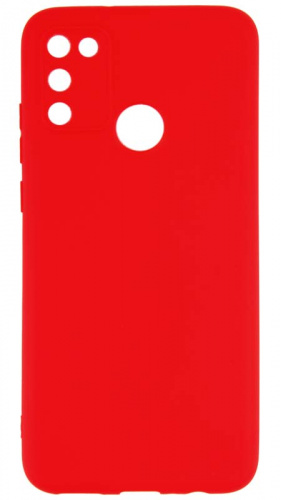 Силиконовый чехол для Huawei Honor 9A матовый красный
