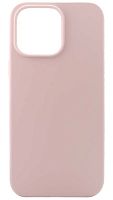 Силиконовый чехол Soft Touch для Apple iPhone 14 Pro без лого бледно-розовый