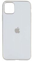 Силиконовый чехол для Apple iPhone 11 Pro Max яблоко глянцевый белый