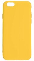 Силиконовый чехол для Apple iPhone 6/6S матовый желтый