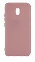 Силиконовый чехол для Xiaomi Redmi 8A бледно-розовый