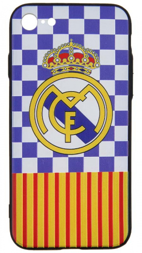 Силиконовый чехол для Apple iPhone 7/8 Football League Real Madrid