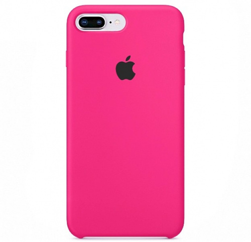 Задняя накладка Soft Touch для Apple iPhone 7 Plus/8 Plus неоновый розовый