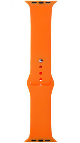 Ремешок на руку для Apple Watch 42-44mm силиконовый Sport Band оранжевый