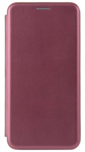 Чехол-книга OPEN COLOR для Samsung Galaxy S21 Plus бордовый