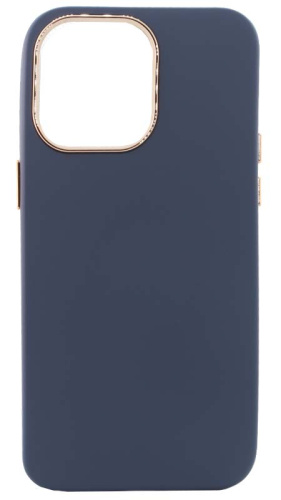 Силиконовый чехол для Apple iPhone 14 Pro Max Matte темно-синий