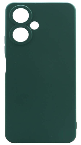 Силиконовый чехол для Poco M6 5G Soft зелёный