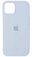 Задняя накладка Soft Touch для Apple Iphone 13 бледно-голубой