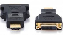 Переходник  HDMI-DVI Cablexpert A-HDMI-DVI-3, 19M/25F, золотые разъемы, пакет