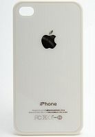 Задняя накладка для Apple iPhone4S/4G CJD пластиковая белая