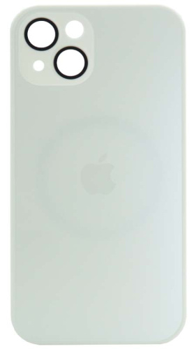 Силиконовый чехол для Apple iPhone 13 AG Glass матовое стекло белый