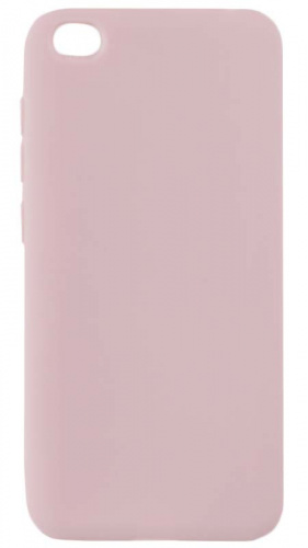 Силиконовый чехол для Xiaomi Redmi Go бледно-розовый