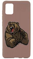 Силиконовый чехол для Samsung Galaxy A51/A515 злой медведь