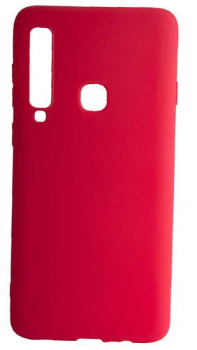 Силиконовый чехол для Samsung Galaxy A920/A9 (2018) ультратонкий красный