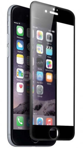 Противоударное стекло для Apple iPhone 7 Plus/8 Plus 5D матовое чёрный