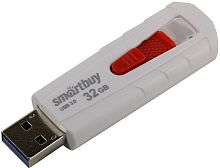 32GB флэш драйв Smart Buy IRON, бело/красный