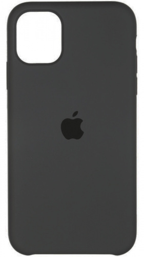 Задняя накладка Soft Touch для Apple Iphone 11 темно-серый