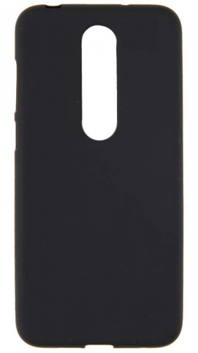 Силиконовый чехол для Nokia 6.1 Plus/X6 (2018) чёрный