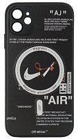 Силиконовый чехол для Apple iPhone 11 Air MagSafe черный