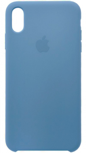 Задняя накладка Soft Touch для Apple iPhone X/XS небесно-синий