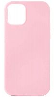 Силиконовый чехол для Apple iPhone 12/12 Pro с попсокетом плотный розовый