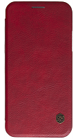 Чехол-книжка Nillkin для Apple iPhone X Qin case красный