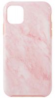Силиконовый чехол Devia для Apple iPhone 11 Marble Series розовый